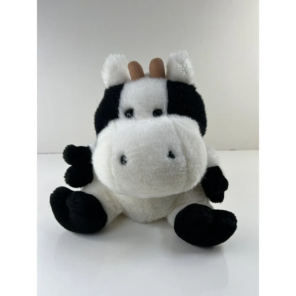 DGE Snuggie Hand Puppet Cow Toy Plush Vintage 1999 Stuffed Animal 9